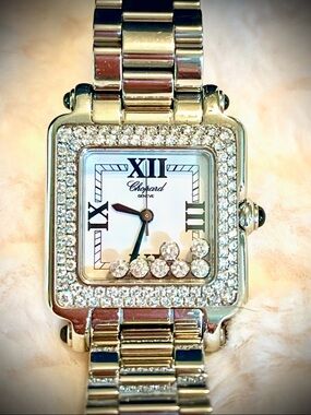 Chopard Happy Diamonds Women's Watch with Diamond Bezel